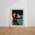 Poster Femme noire - Fierté rétro pop aux couleurs vibrantes — Vierge - living-room — passe-partout blanc