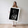 Poster Femme noire - Portrait tribal en noir et blanc — Vierge - poster-femme-debout — passe-partout blanc