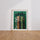 Poster Femmes africaines - Sororité drapée de motifs ancestraux — Vierge - living-room — passe-partout blanc