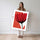 Poster Fleur rouge - Éclat graphique et lignes audacieuses — Vierge - poster-femme-debout — passe-partout blanc