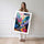 Poster Forêt fantastique - Bois enchanté aux mille couleurs — Vierge - poster-femme-debout — passe-partout blanc