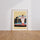 Poster Formule 1 enfant - Bolide graphique aux couleurs pastel — Vierge - living-room — passe-partout blanc