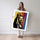 Poster Freddie Mercury - Icône du rock aux couleurs électriques — Vierge - poster-femme-debout — passe-partout blanc