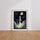 Poster Fusée dans l'espace - Voyage vers les étoiles pour petits rêveurs — Vierge - living-room — passe-partout blanc