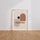 Poster Géométrie nordique - Formes pastel et douceur scandinave — Vierge - living-room — passe-partout blanc