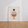 Poster géométrique scandinave - Formes pastel et douceur nordique — Vierge - living-room — passe-partout blanc