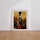 Poster Geisha - Portrait tout en douceur aux tons bruns chaleureux — Vierge - living-room — passe-partout blanc