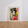 Poster Geisha street art - Le Japon urbain en couleurs vives — Vierge - living-room — passe-partout blanc