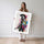 Poster Gladiateur - Le guerrier antique version street art coloré — Vierge - poster-femme-debout — passe-partout blanc