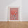 Poster Grues blanches zen - Envol paisible au soleil couchant — Vierge - living-room — passe-partout blanc
