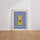 Poster Harissa - Pop méditerranéen sur carreaux bleus — Vierge - living-room — passe-partout blanc