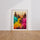 Poster Holi Inde - Explosion de joie et temples millénaires — Vierge - living-room — passe-partout blanc