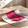 Poster Hubb et Salam - Calligraphie arabe fuchsia éclatante — Vierge - poster-enroullé — passe-partout blanc