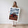 Poster Hutte africaine - Terre rouge et toit de chaume — Vierge - poster-femme-debout — passe-partout blanc