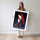 Poster Japon zen - Femme en prière aux couleurs d'estampe — Vierge - poster-femme-debout — passe-partout blanc