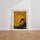 Poster japonais pin et soleil doré - Sérénité zen au crépuscule — Vierge - living-room — passe-partout blanc