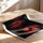Poster Lèvres rouges - Pop art glamour et sensuel pour la chambre — Vierge - poster-enroullé — passe-partout blanc
