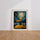 Poster Le Petit Prince - Rêverie sous un ciel d'étoiles — Vierge - living-room — passe-partout blanc