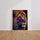 Poster Lion Pop Art - Le roi des animaux en couleurs vibrantes — Vierge - living-room