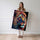 Poster Lion Pop Art - Le roi des animaux en couleurs vibrantes — Vierge - poster-femme-debout