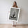 Poster Méditation en lotus - Silhouette zen pour respirer et se recentrer — Vierge - poster-femme-debout — passe-partout blanc