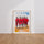 Poster Maasai - La marche fière des guerriers de la savane — Vierge - living-room — passe-partout blanc