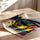 Poster Mode urbaine - Portrait pop et typographies colorées — Vierge - poster-enroullé — passe-partout blanc