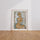 Poster Muse abstraite - Line art tout en douceur et retenue — Vierge - living-room — passe-partout blanc