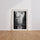 Poster New York noir et blanc - L'énergie d'une rue et de l'Empire State — Vierge - living-room — passe-partout blanc