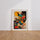 Poster Oiseaux japonais - Estampe colorée et douceur zen — Vierge - living-room — passe-partout blanc
