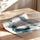 Poster Ours polaire - Petit dormeur sous un ciel d'étoiles — Vierge - poster-enroullé — passe-partout blanc