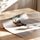 Poster Panda - Un envol tout doux dans un ciel pastel — Vierge - poster-enroullé — passe-partout blanc