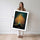 Poster Paon royal - L'éclat d'un plumage aux mille reflets — Vierge - poster-femme-debout — passe-partout blanc