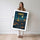 Poster Paris nocturne - La Tour Eiffel sous le charme de la nuit — Vierge - poster-femme-debout — passe-partout blanc