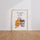 Poster Petit-déjeuner - Tendre douceur d'un matin partagé à deux — Vierge - living-room — passe-partout blanc