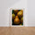 Poster Poire fraîche - Gouttes d'eau et éclat gourmand en cuisine — Vierge - living-room — passe-partout blanc