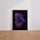 Poster Poisson combattant - Ballet irisé dans un ciel étoilé — Vierge - living-room
