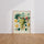 Poster Raisin vert et citron - Fraîcheur acidulée d'un été en cuisine — Vierge - living-room