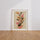 Poster Sakura et hirondelles - Aquarelle pastel pour une douceur printanière — Vierge - living-room — passe-partout blanc