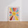 Poster Soleil souriant - Douceur colorée pour la chambre de bébé — Vierge - living-room — passe-partout blanc
