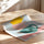 Poster Tasses colorées - Douceur d'un rituel matinal — Vierge - poster-enroullé — passe-partout blanc