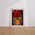 Poster Tigre japonais - Couleurs vibrantes et force tranquille — Vierge - living-room — passe-partout blanc