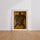 Poster Tortue tribale - Symbole de sagesse aux motifs ethniques — Vierge - living-room — passe-partout blanc