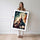Poster Tour Eiffel - Paris en bleu blanc rouge — Vierge - poster-femme-debout — passe-partout blanc