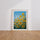 Poster Tournesols - Champ ensoleillé aux accents impressionnistes — Vierge - living-room — passe-partout blanc