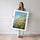 Poster Tournesols - Champ ensoleillé aux accents impressionnistes — Vierge - poster-femme-debout — passe-partout blanc