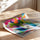 Poster Tulipes multicolores - Bouquet éclatant aux couleurs de printemps — Vierge - poster-enroullé — passe-partout blanc