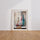 Poster Vases abstraits - Douceur pastel et formes apaisantes — Vierge - living-room — passe-partout blanc