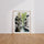 Poster Village japonais - Saule pleureur et douceur au bord de l'eau — Vierge - living-room — passe-partout blanc