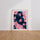 Poster Vinyles romantiques - Rose, bleu et cœurs dorés qui font vibrer — Vierge - living-room — passe-partout blanc